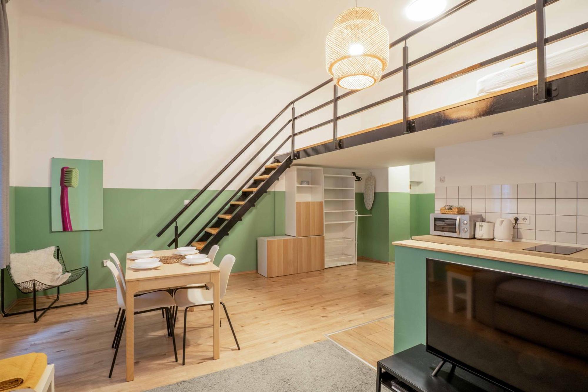 Cosy Studio In Terezvaros W41 Green Budapest Exteriör bild